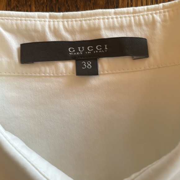 Gucci white king sleeve button down size 38 - Picture 3 of 7
